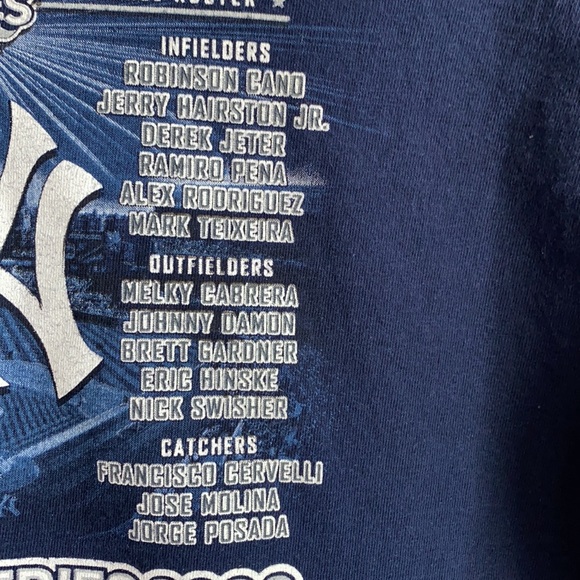 VTG 2009 World Series Champion NY Yankees tee - Picture 6 of 6